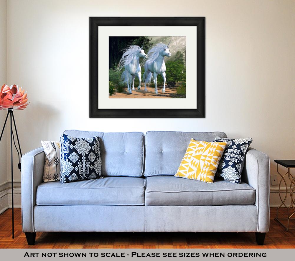 Framed Print, Enchanted Forest - ultrawallart.com