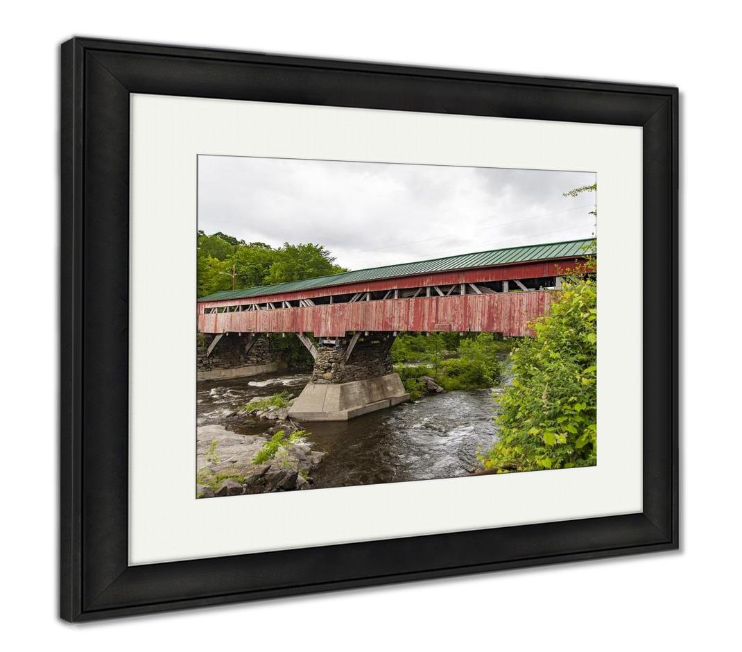 Framed Print, Taftsville Bridge Before Repairs - ultrawallart.com