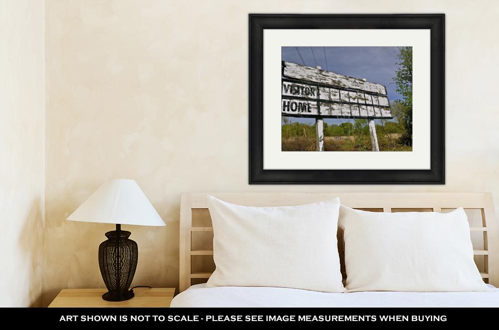 Framed Print, Baseball Wooden Scoreboard - ultrawallart.com