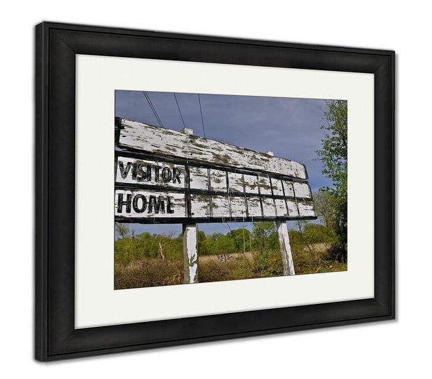 Framed Print, Baseball Wooden Scoreboard - ultrawallart.com
