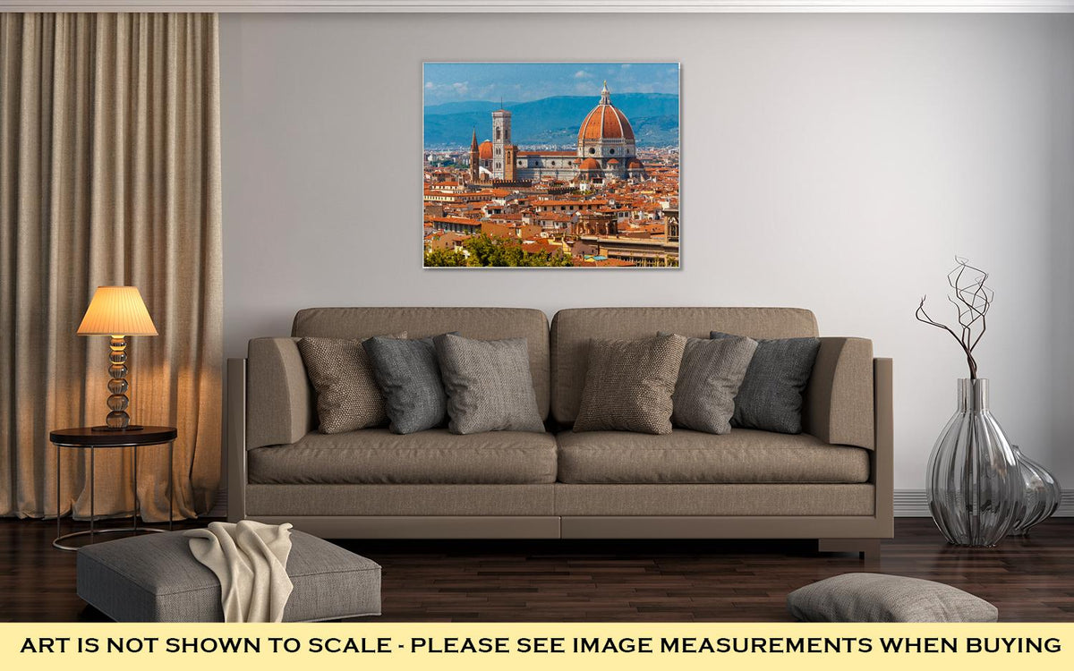 Gallery Wrapped Canvas, Duomo Santa Maria Del Fiore In Florence Italy - ultrawallart.com