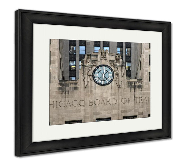 Framed Print, Chicago Board Of Trade Building - ultrawallart.com