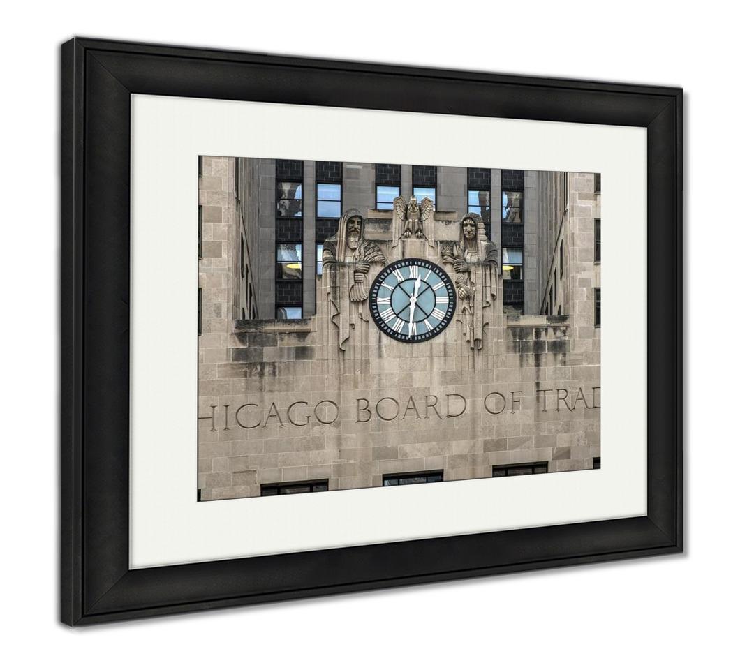 Framed Print, Chicago Board Of Trade Building - ultrawallart.com