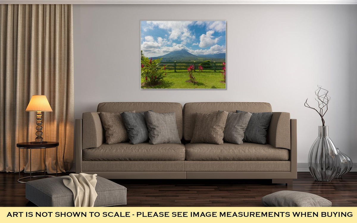 Gallery Wrapped Canvas, San Jose Volcano Arenal In Costrica - ultrawallart.com