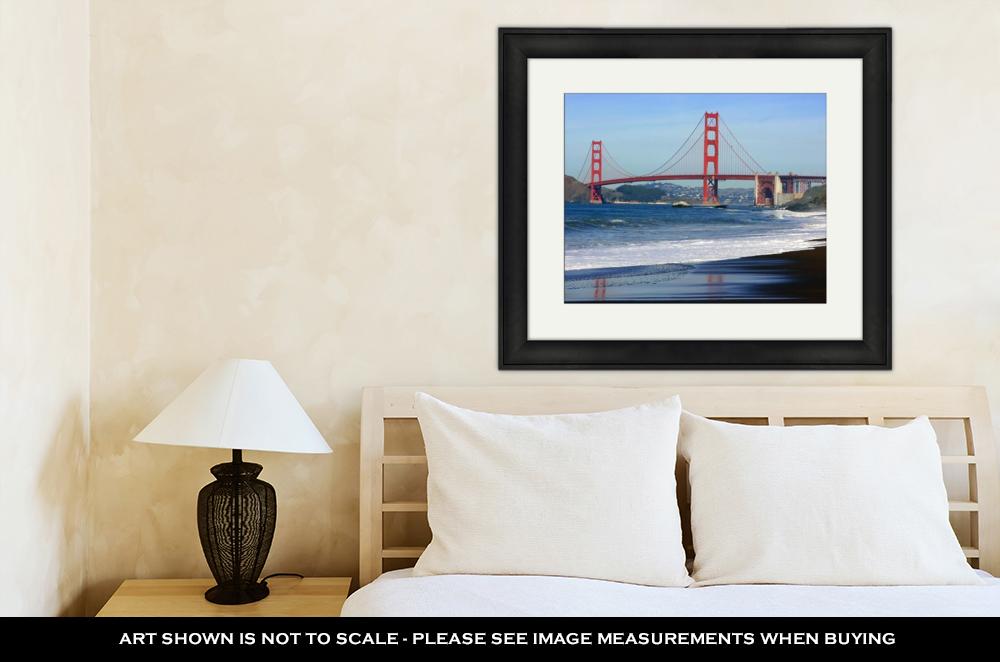 Framed Print, San Francisco Golden Gate Bridge - ultrawallart.com