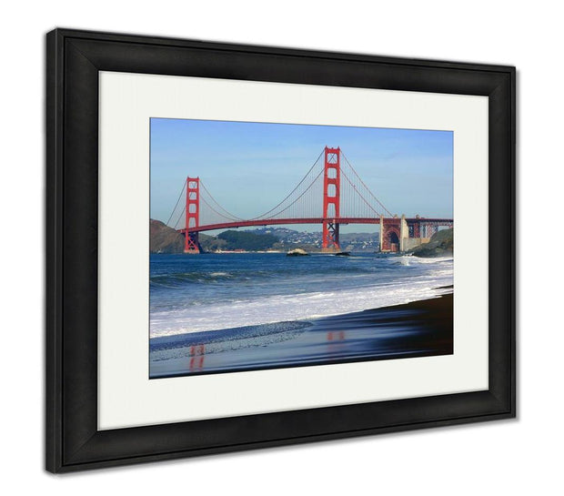 Framed Print, San Francisco Golden Gate Bridge - ultrawallart.com