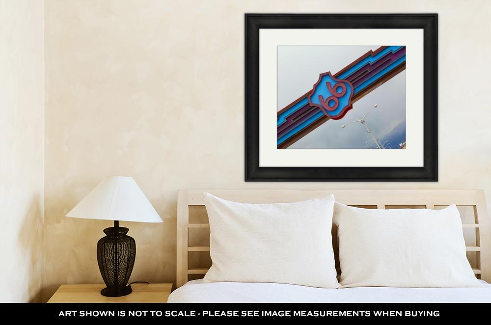 Framed Print, Historic Route 66 In Albuquerque New Mexico - ultrawallart.com