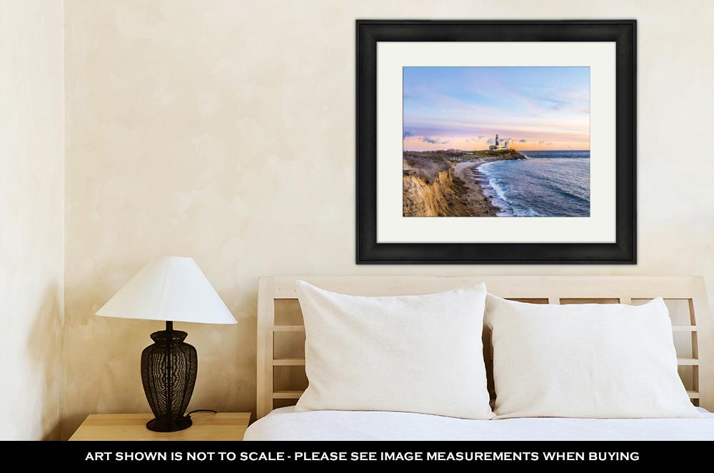 Framed Print, Long Beach MontaUK Point Light Lighthouse Long Island New York - ultrawallart.com