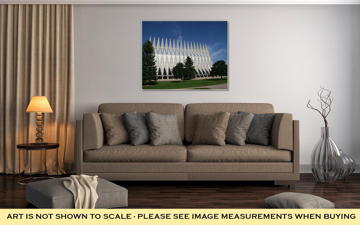 Gallery Wrapped Canvas, Air Force Academy Chapel Colorado Springs - ultrawallart.com