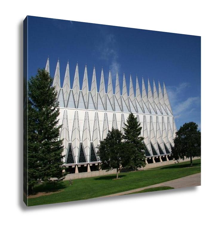 Gallery Wrapped Canvas, Air Force Academy Chapel Colorado Springs - ultrawallart.com