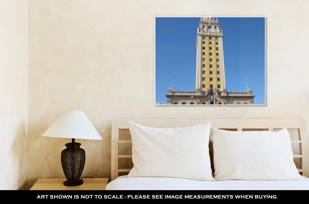 Gallery Wrapped Canvas, Freedom Tower In Miami Florida - ultrawallart.com