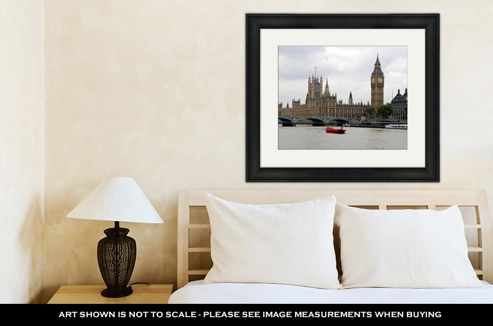 Framed Print, London Landmarks - ultrawallart.com