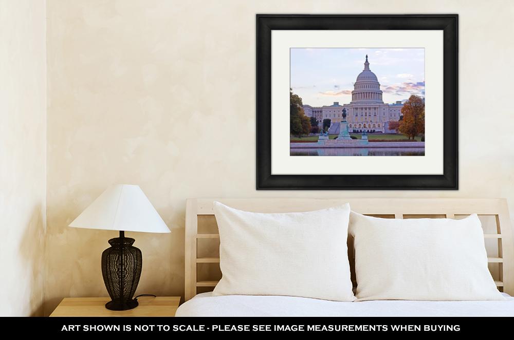 Framed Print, Us Capitol Building - ultrawallart.com