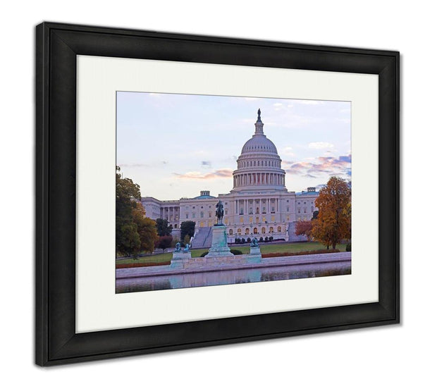 Framed Print, Us Capitol Building - ultrawallart.com