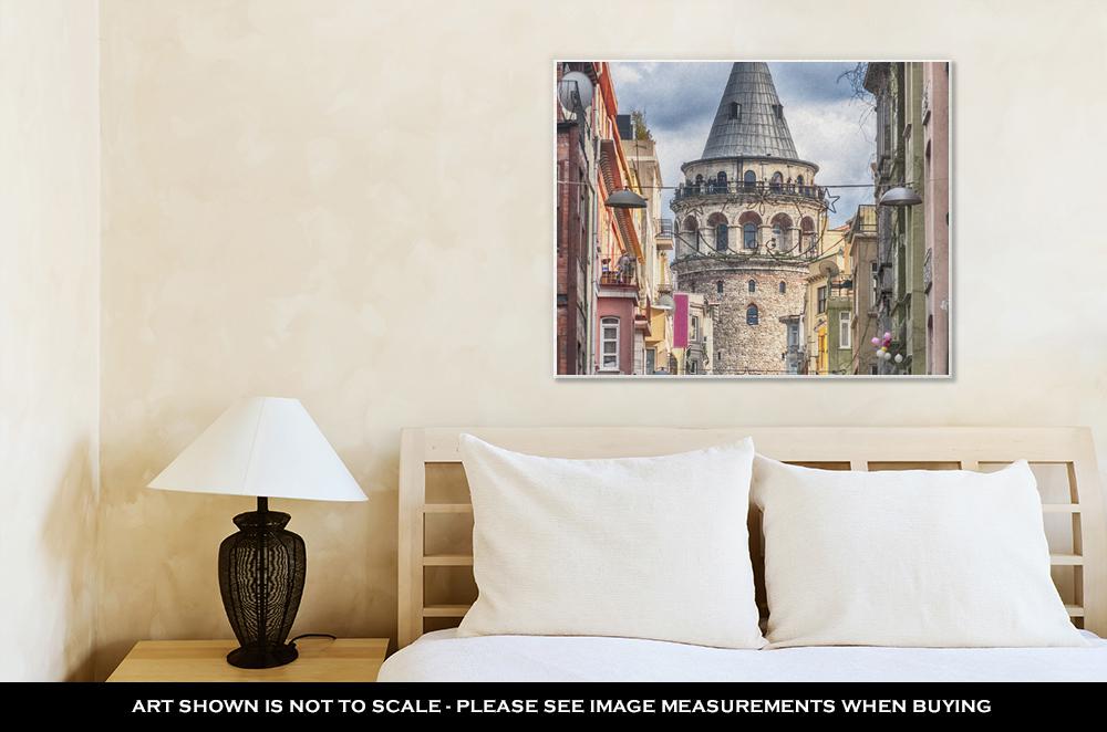 Gallery Wrapped Canvas, Istanbul Galata Tower - ultrawallart.com