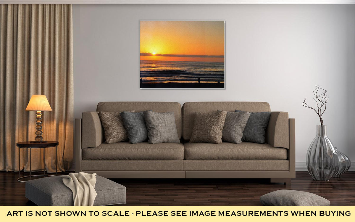 Gallery Wrapped Canvas, Mission Beach San Diego California - ultrawallart.com