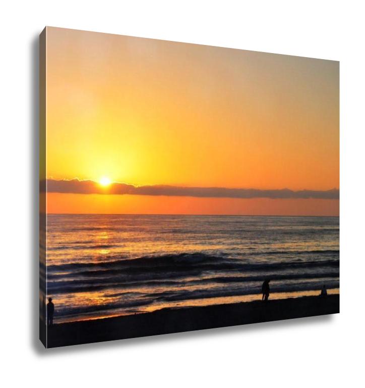 Gallery Wrapped Canvas, Mission Beach San Diego California - ultrawallart.com