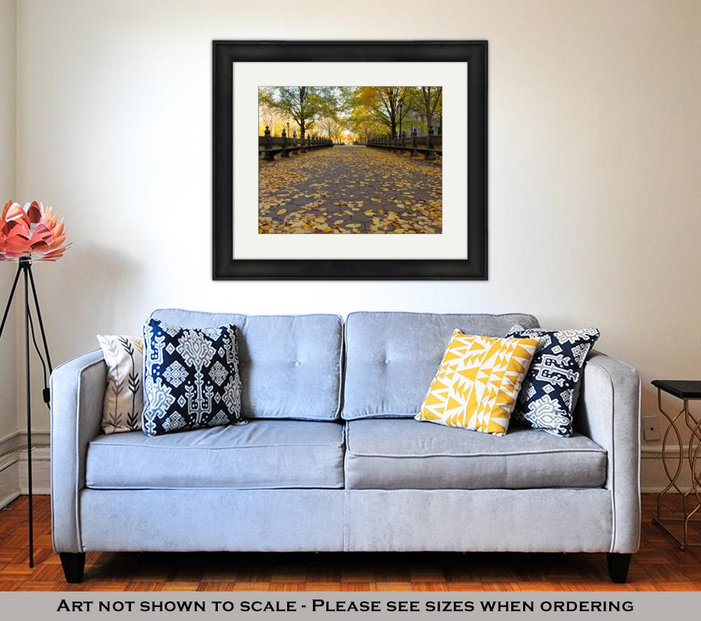 Framed Print, Autumn In Central Park New York - ultrawallart.com