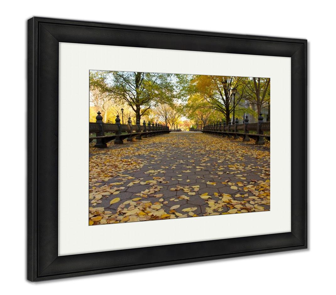 Framed Print, Autumn In Central Park New York - ultrawallart.com