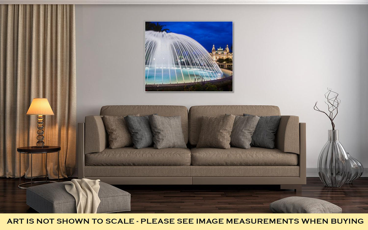 Gallery Wrapped Canvas, Casino Of Monte Carlo - ultrawallart.com