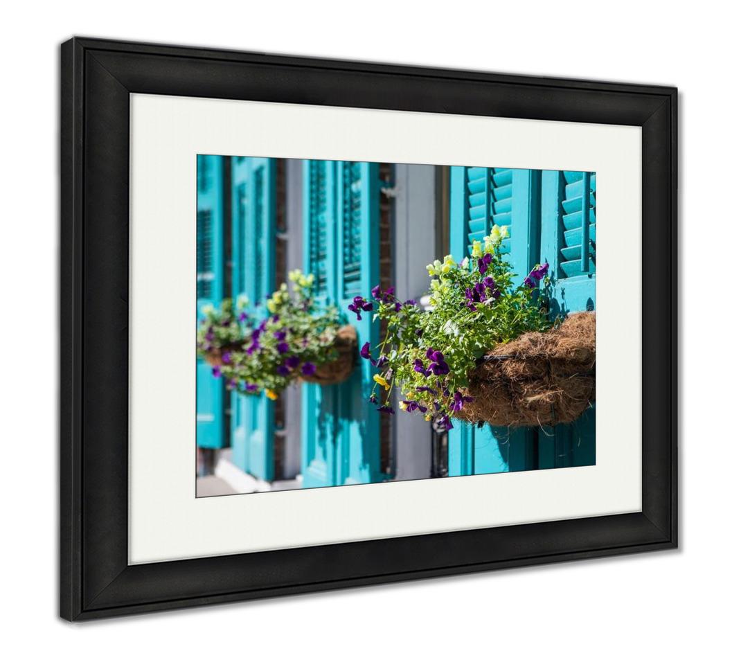 Framed Print, New Orleans Flowers - ultrawallart.com