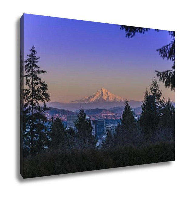 Gallery Wrapped Canvas, Mount Hood At Sunset - ultrawallart.com