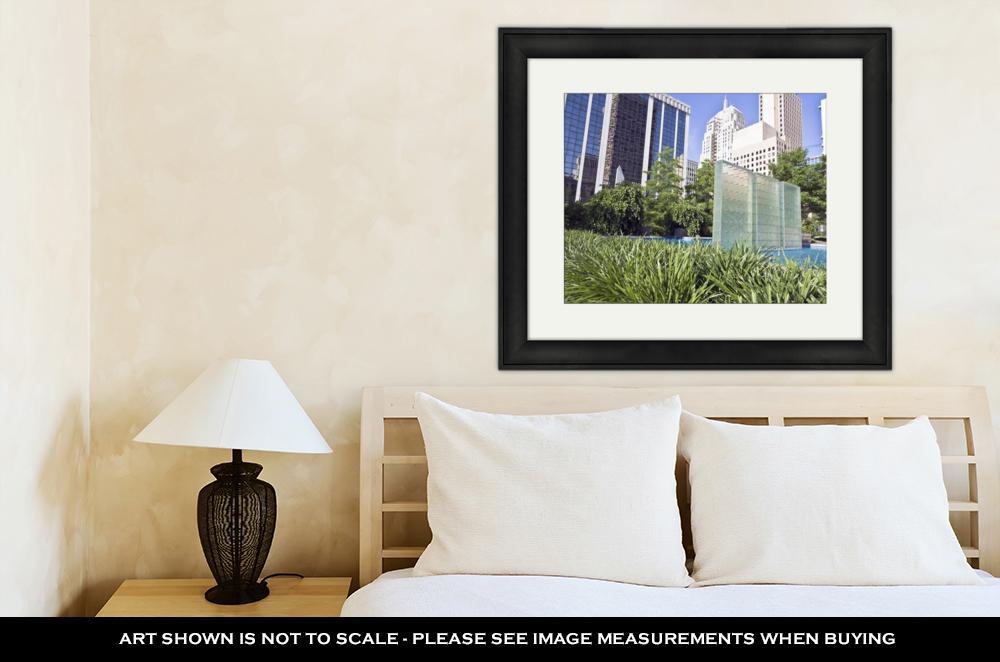 Framed Print, Downtown Of Oklahoma City - ultrawallart.com