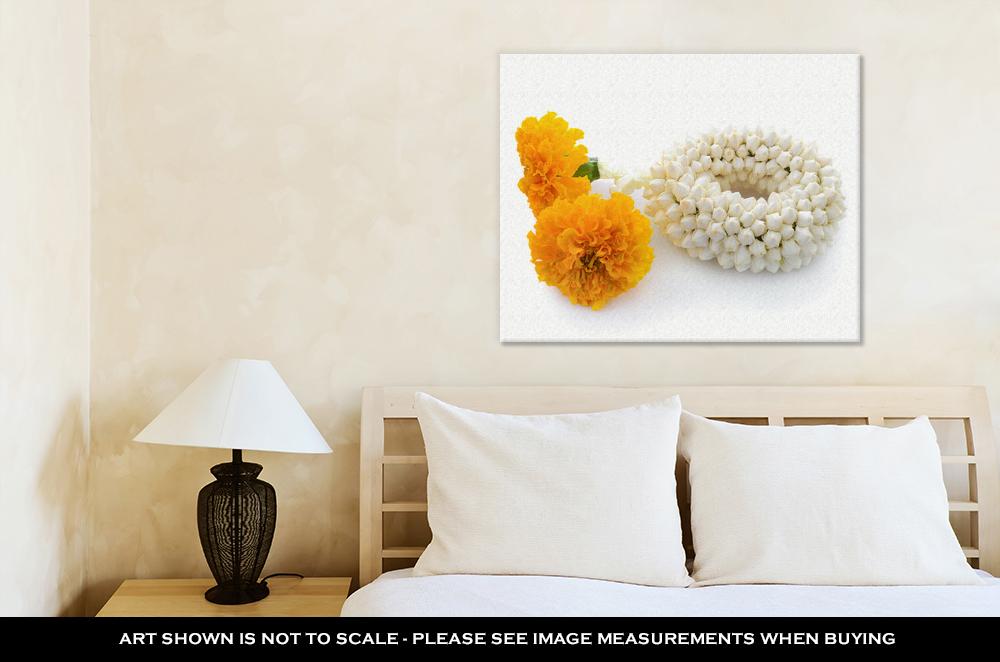 Gallery Wrapped Canvas, Malai The Flower In Thai Tradition Style - ultrawallart.com