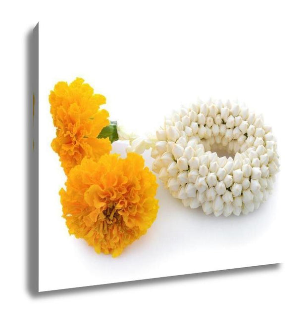 Gallery Wrapped Canvas, Malai The Flower In Thai Tradition Style - ultrawallart.com
