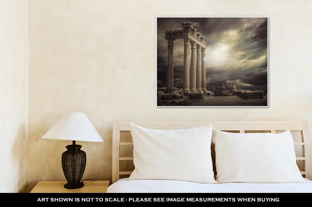 Gallery Wrapped Canvas, Apollon Temple Ruins Antalyaturkey - ultrawallart.com