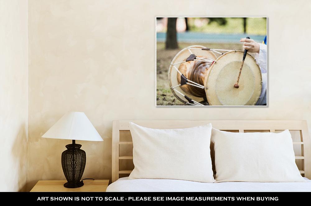 Gallery Wrapped Canvas, Janggu Traditional Musical Instrument Of Korea Drum - ultrawallart.com