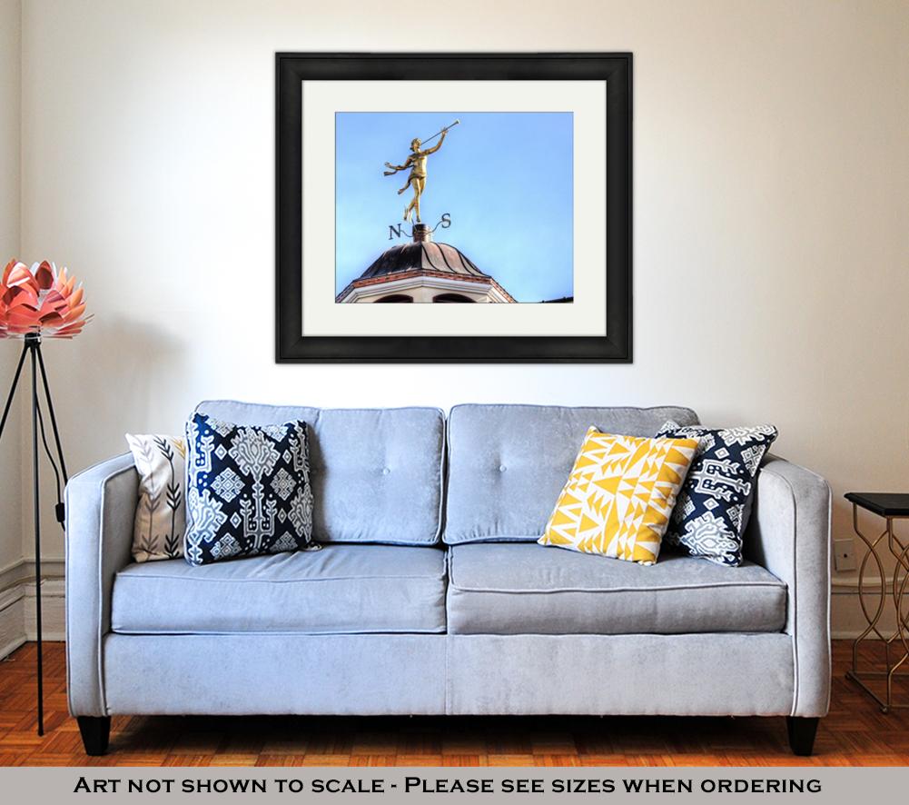 Framed Print, The Weather Vane - ultrawallart.com
