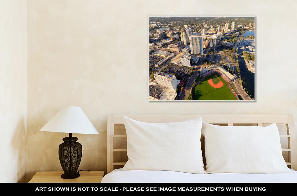 Gallery Wrapped Canvas, Aerial View Of St Petersburg Florida - ultrawallart.com