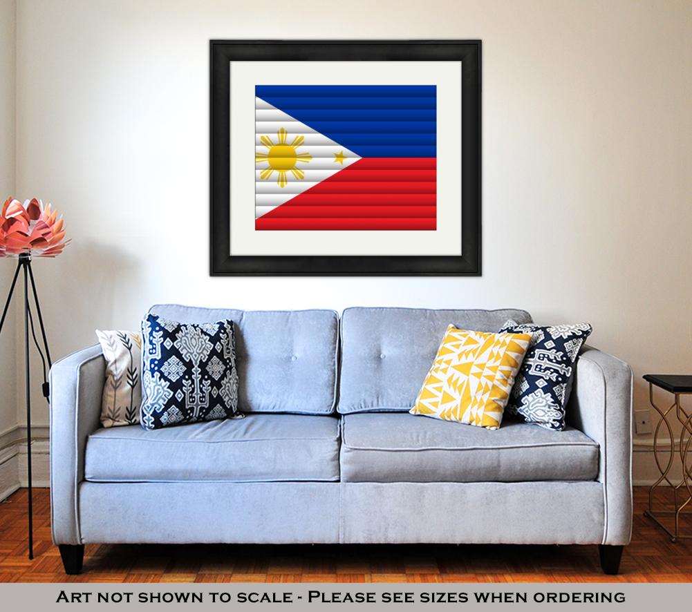 Framed Print, National Flag Of Philippines - ultrawallart.com