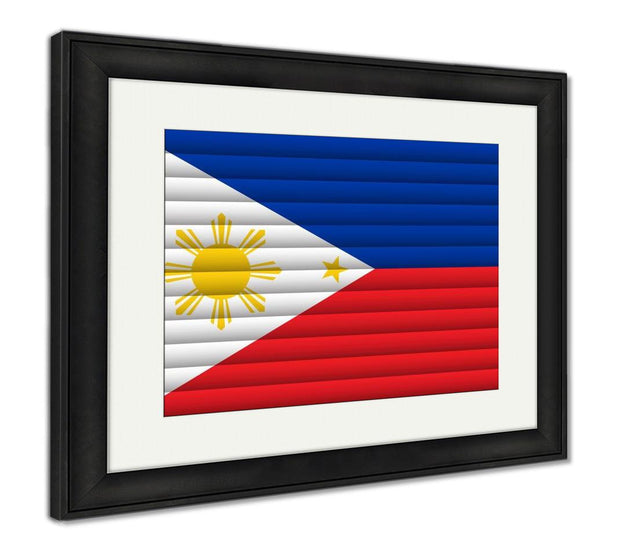 Framed Print, National Flag Of Philippines - ultrawallart.com