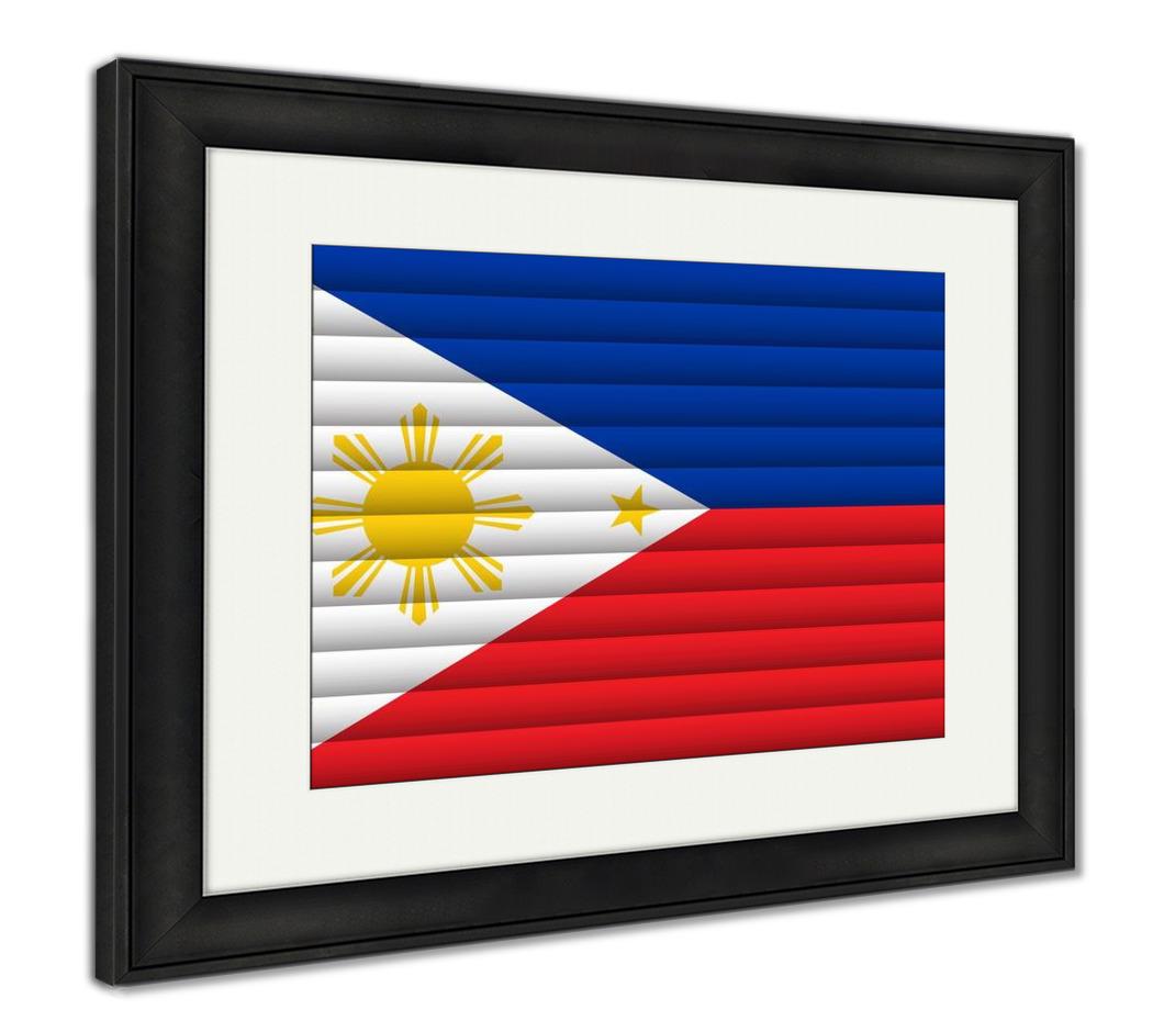 Framed Print, National Flag Of Philippines - ultrawallart.com