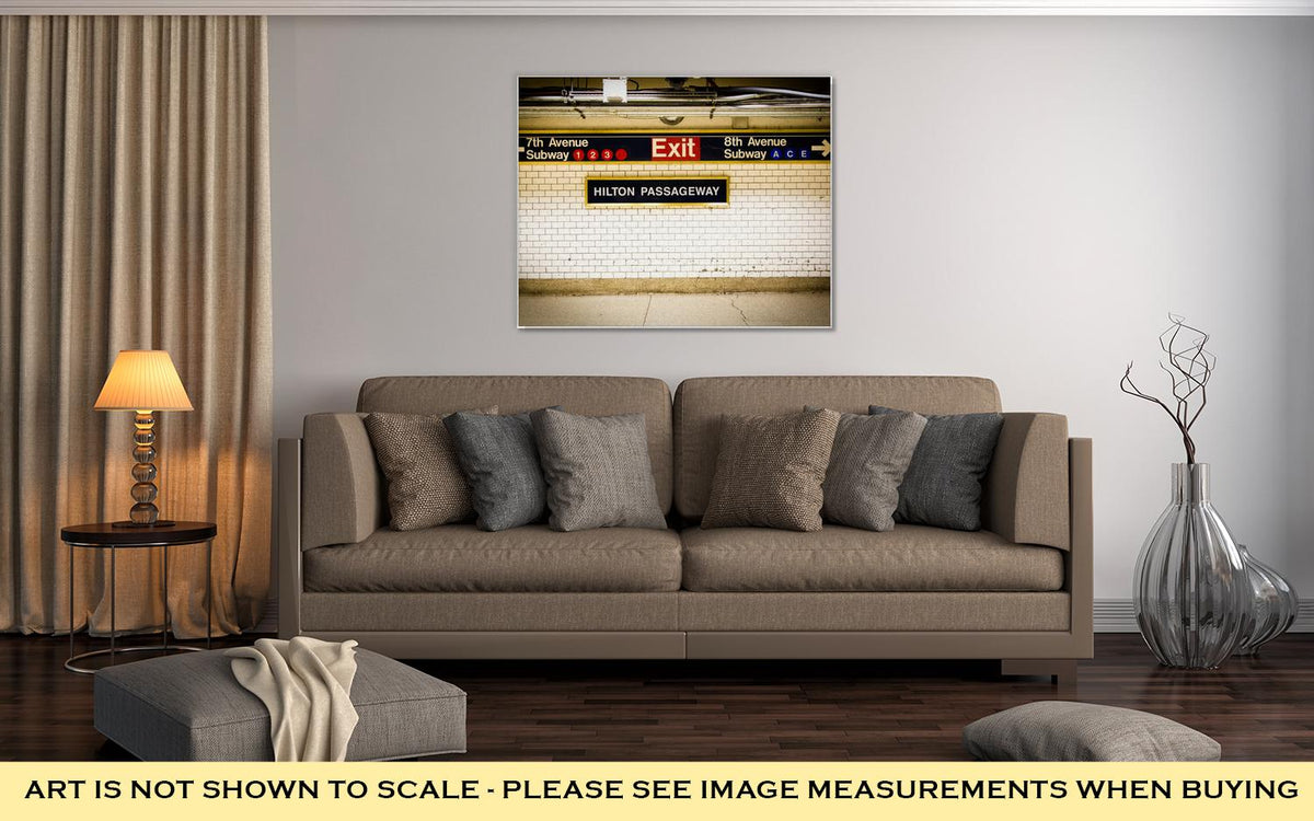 Gallery Wrapped Canvas, Penn Station Subway Nyc - ultrawallart.com