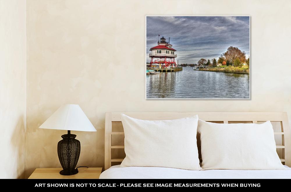 Gallery Wrapped Canvas, Drum Point Lighthouse In Maryland - ultrawallart.com