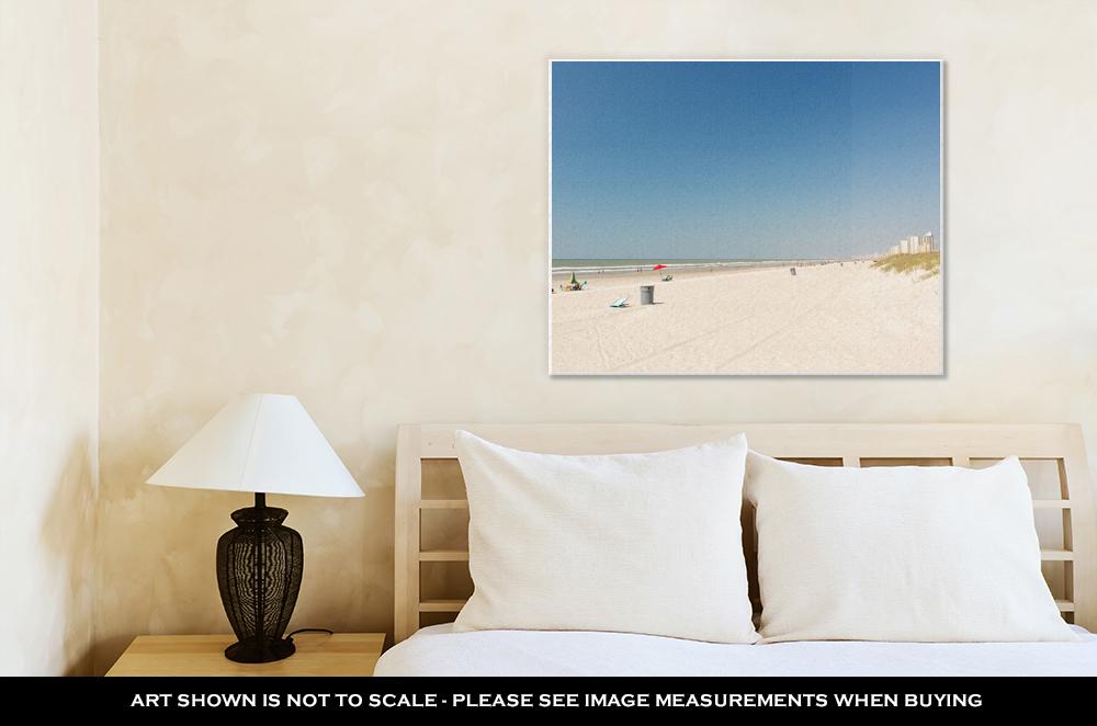 Gallery Wrapped Canvas, Typical Summer Day In Myrtle Beach - ultrawallart.com