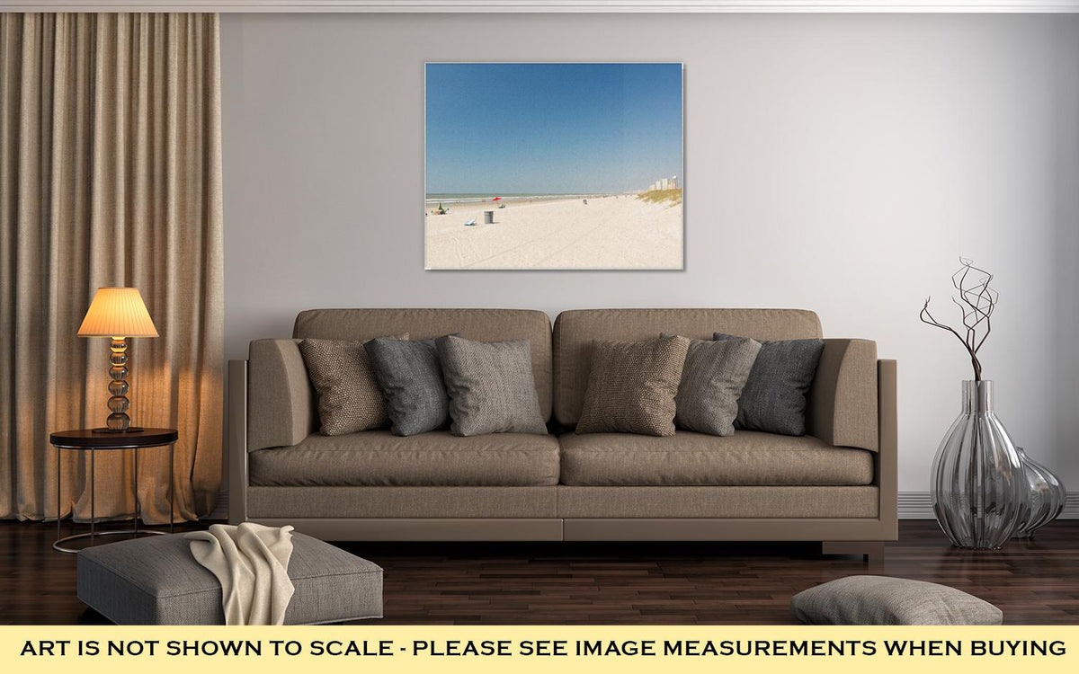 Gallery Wrapped Canvas, Typical Summer Day In Myrtle Beach - ultrawallart.com
