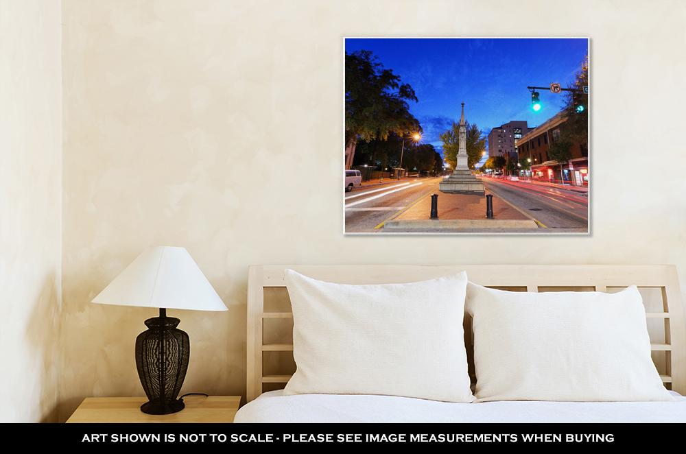 Gallery Wrapped Canvas, Downtown Athens Georgia USA Cityscape - ultrawallart.com