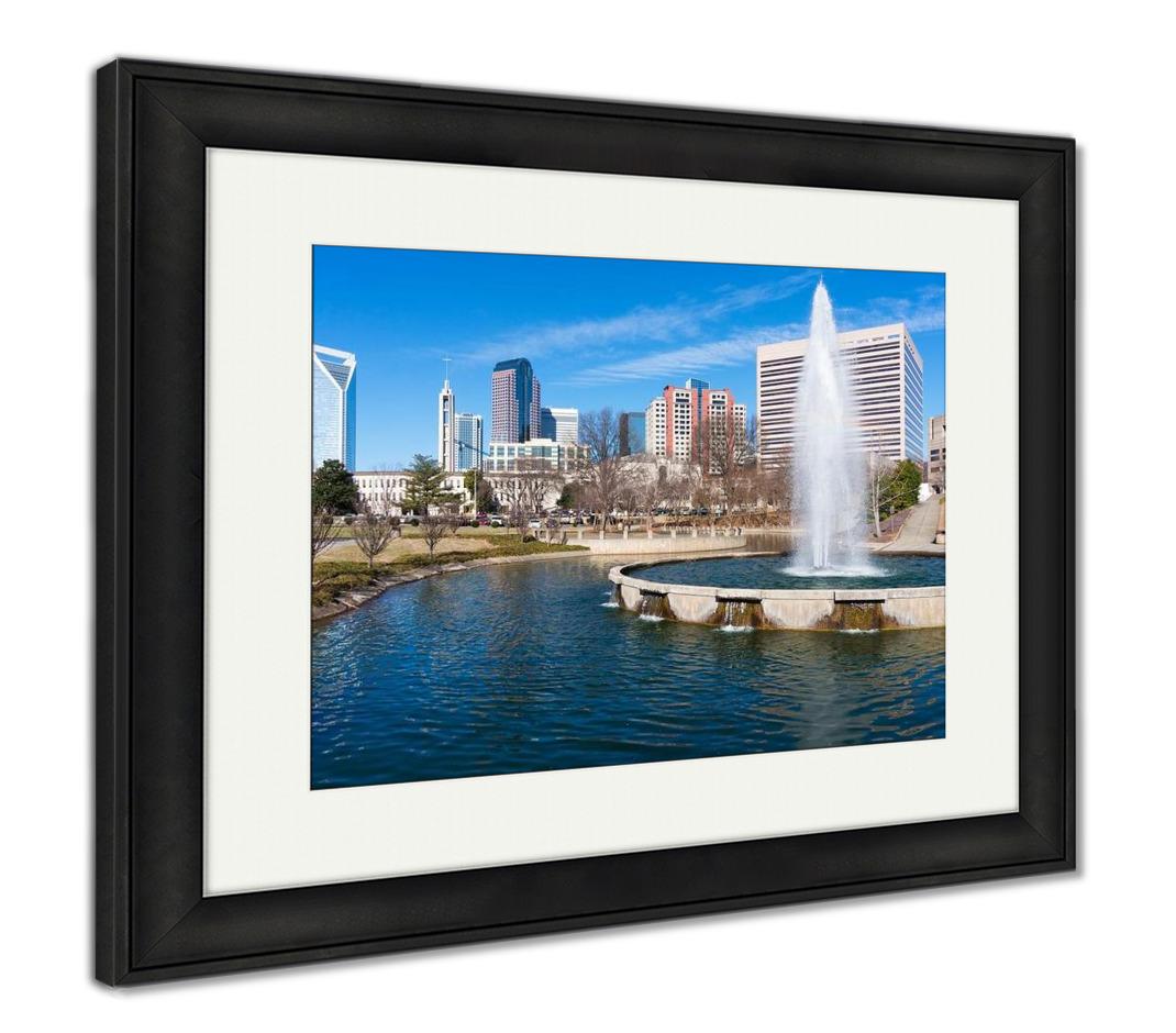 Framed Print, Charlotte Nc - ultrawallart.com