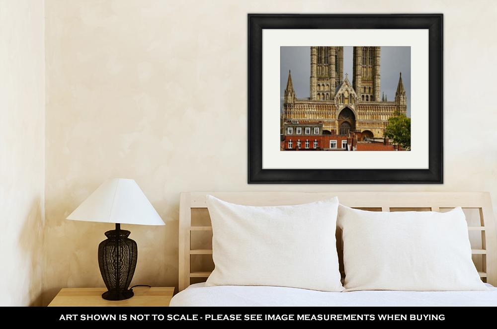 Framed Print, Lincoln Cathedral Lincoln Lincolnshire England - ultrawallart.com