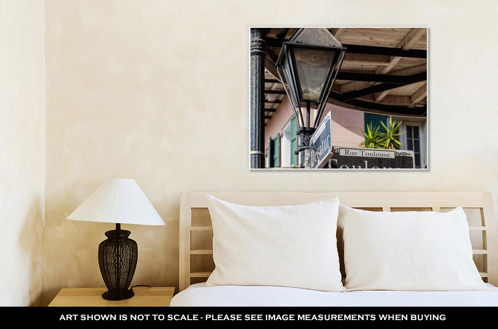 Gallery Wrapped Canvas, French Quarter Cityscape - ultrawallart.com