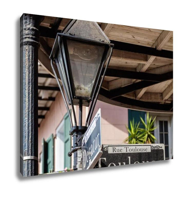 Gallery Wrapped Canvas, French Quarter Cityscape - ultrawallart.com