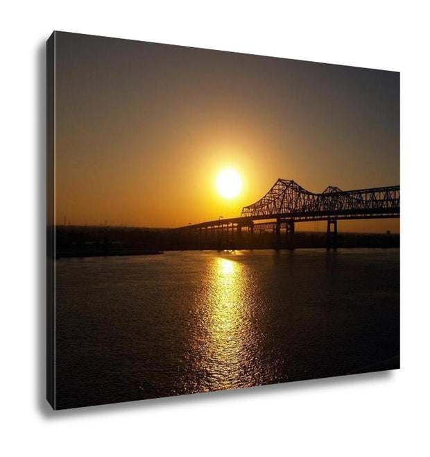 Gallery Wrapped Canvas, New Orleans Sunrise - ultrawallart.com