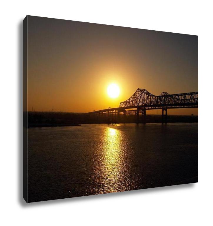 Gallery Wrapped Canvas, New Orleans Sunrise - ultrawallart.com