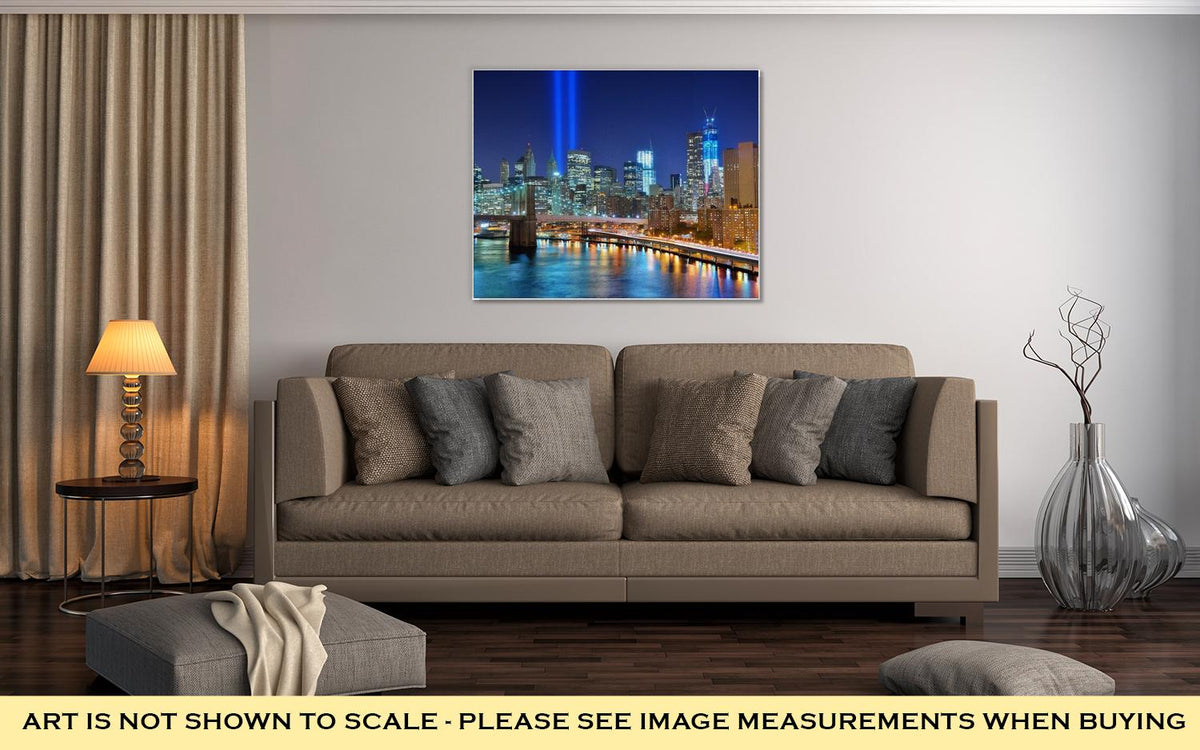 Gallery Wrapped Canvas, World Trade Center Memorial - ultrawallart.com