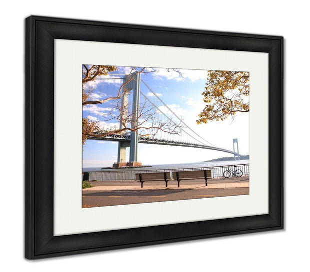 Framed Print, Bicycle In The Autumn Park - ultrawallart.com
